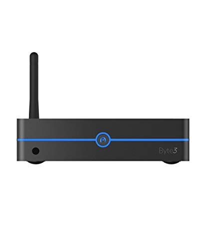 Byte3 Mini PC Fanless with Windows 10 Pro Apollo Lake J3455 Quad-Core Desktop Computer, 1.50 GHz (up to 2.30 GHz) 4GB RAM+64GB Storage /2.5″ SSD M.2 Supported