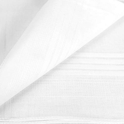 UMO Lorenzo Pocket Square Handkerchiefs for Men + Bulk Pack - Soft Reusable Tissues
