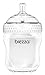 Baby Brezza Premium Baby Bottle Starter Gift Set - Pack of 6 Bottles and 8 Nipples Plus Bottle Brush and Cleaning Cloths - Kit is Great for Newborns and Infants - Bulk Baby Feeding Bottle Set