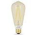 Original” Vintage Exposed Filament Clear Glass Soft White (2100K) Dimmable ST19 LED Light Bulb (BPST19/LED)