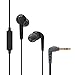 RX18P Comfort-Fit In-Ear Headphones with Enhanced Bass and Inline Microphone and Remote (Black) (EP-RX18P-BK-MEE)
