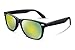 FEISEDY Great Classic Polarized Sunglasses Men Women Mirrored Lens Yellow-Green B1858