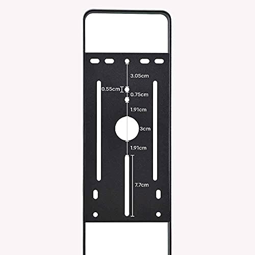 RUQIWEMI Vacuum Cleaner Stand Holder with Wheels for Dyson V15 V11 V10 V8 V7 V6, Metal Floor Stand Compatibel for Dreame T30 T20 V12 V11 V10,No Drilling the Wall (Black)