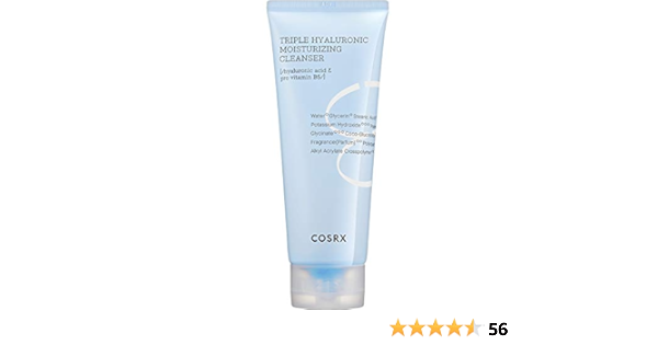 cosrx triple hyaluronic moisturizing cleanser