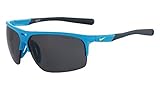 Nike EV0800-400 Run X2 S Sunglasses (One Size), Blue Lagoon/Dark Magnet Grey, Grey Lens