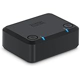 Dual Bluetooth Headphone Adaptor for TV - August MR270 - Connect Two Pairs of Wireless Headphones to Your TV - Low Latency aptX Compatible