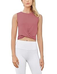 Bestisun - Camiseta sin mangas para mujer, ideal para entrenamiento, yoga, deportes, fitness, atletismo