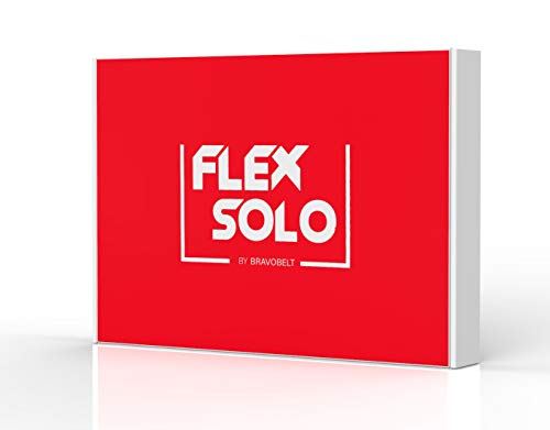 BravoBelt FlexSolo Magnetic Gun Mount - Heavy Duty 43 Lbs Rated | HQ Rubber Coated Magnet for Handgun, Rifle, Shotgun, Pistol - Concealed Holder for Car, Truck, Vehicle, Desks, Safes, Walls.