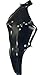 LinvMe Women's Sexy High Cut Halter Sleeveless Bodysuit Synthetic Latex Catsuit