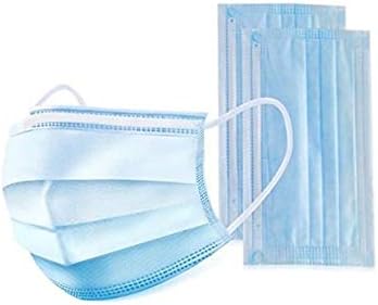 Disposable Earloop Face Masks，Great for Virus Protection and Personal Health（blue） (50pcs)