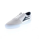Lakai Manchester Shoes - White/Navy Suede - 10.5
