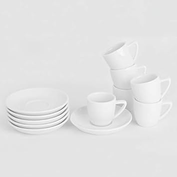Holst Porzellan CF 008 FA4 Espressotassen Set 12-tlg.'ConForm' Porzellan