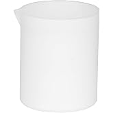 Beaker, PTFE Beaker and Alkali PTFE Beakers High Lubrication White Measuring Cup for Lab(250ml)