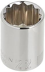 CRAFTSMAN Shallow Socket, Metric, 1/2-Inch