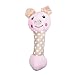 Viiler - 2 pcs Set Dog Squeaky Toys Stuffed Chewers Toys for Small Medium Dog Puppies Bone Shape (Random Colors)