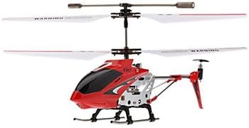 Happy SYMA S107G 3 Channel Infrared Remote Control Mini Helicopter with Gyro (Red,Yellow,Blue,6xAA) , Yellow