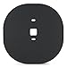 Sophisticated Aluminum-Alloy Metal Wall Plate for ECOBEE 4 Smart Wi-Fi Thermostat by Wasserstein (Black)