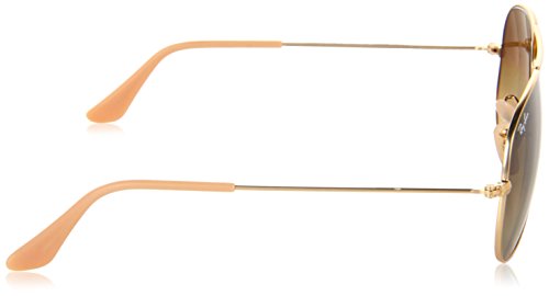 Unisex 3025 Aviator - Matte Gold/Brown Gradient 112/85 Gold 55mm