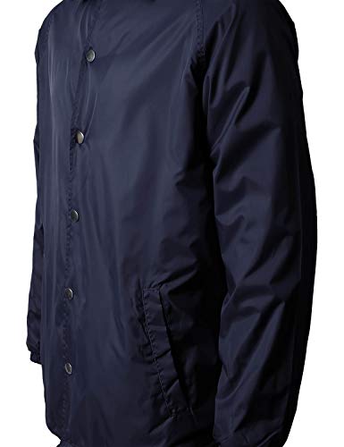 image for Hat and Beyond Mens Coaches Jackets Waterproof Windbreaker Coat Active