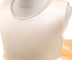 Nileafes Flower Girls V-Shaped Back Sleeveless Maxi