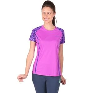 Vector X Printed Women’s Round Neck Purple T-Shirt