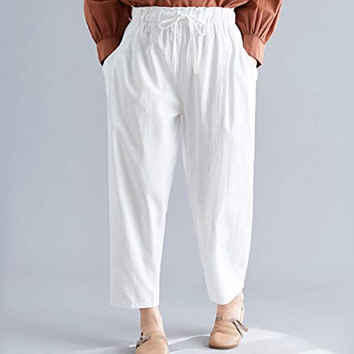 cotton drawstring pants plus size