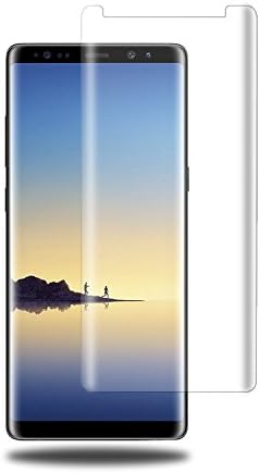 Brench RGY-SGSF Case Friendly, 3D Curved Touch Agility Bubble Free, Anti Scratch Tempered Galss Screen Protector for Samsung Note 8 - Clear