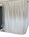 D&L Extra Wide Vinyl Shower Curtain for a Clawfoot Tub/Opaque with Magnets 180