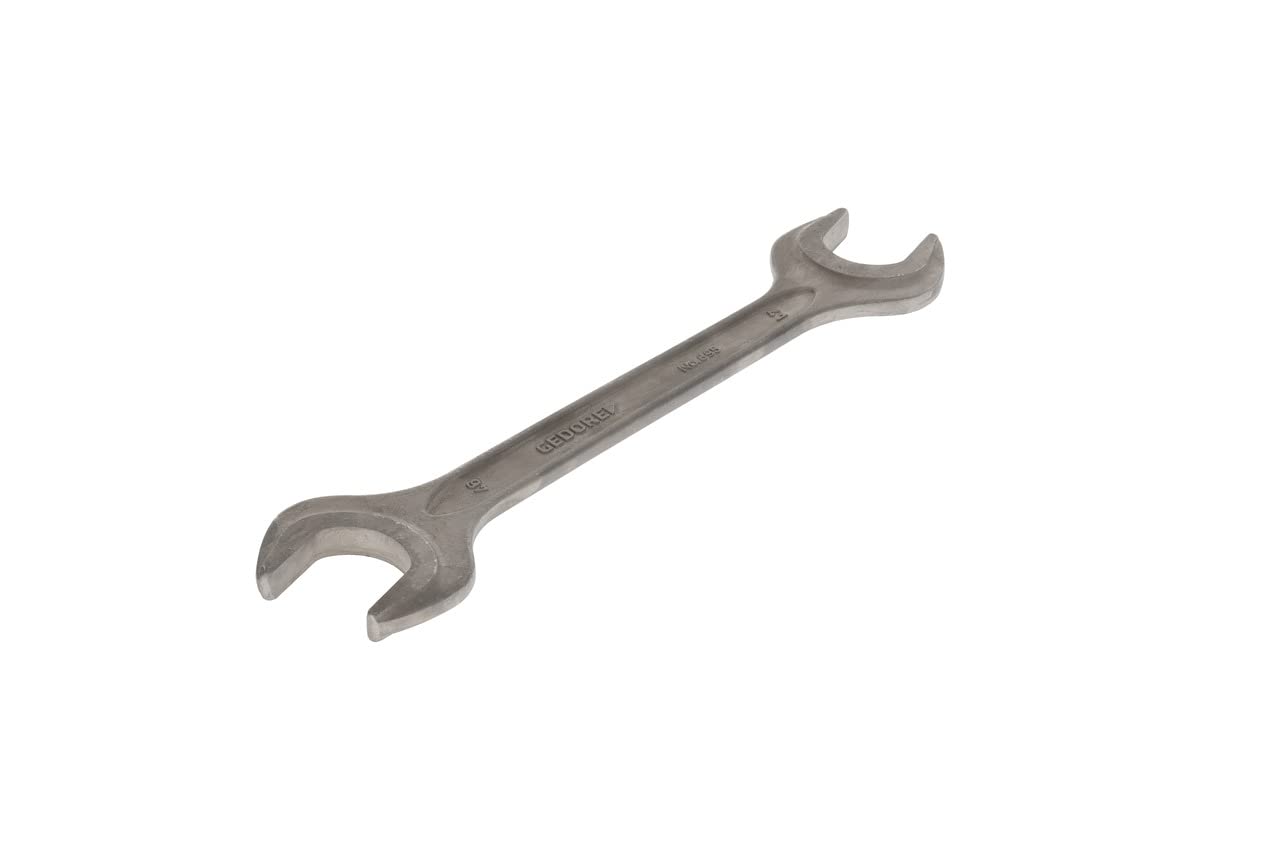 GEDORE Double open-end spanner, SW 41+46 mm, Metric, Ergonomic, Spanner, Open-end spanner, 383 mm long, 895 41X46