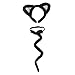 SeasonsTrading Deluxe Black Sequin Cat Ears & Long Tail Costume Set - Party Kit