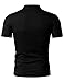 DANDYCLO Men's Henley Neck Casual Short Sleeve Polo Button T-Shirt