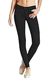 HyBrid & Company Womens Super Stretch Comfy Skinny Pants P44876SKX Black 3X
