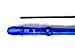 Canto One-Piece Translucent Soprano Recorder with Baroque Fingering Transparent Blue