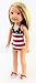American Fashion World Red, White, and Cute Bathing Suit -Fits 14 Inch Wellie Wisher Dolls | 14 Inch Doll Clothing