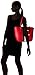 NINE WEST Reana Large Tote, Black/Dynasty red/White