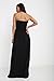 Ditzy Fashion Women's Plain Sheering Boob Tube Maxi Dress (XXL 20/22, Black Floral)