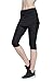 HonourSport Women Cropped Golf Active Skorts Leggings Side Drawstring Running Capri Skirt