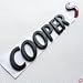 zorratin Black Metal Cooper S coopers letter Emblem Badge Lettering for mini cooper Rear Trunk Lid Hatch Tailgate R50 R52 R53 R56 R56N R57 R58 R59 R60 R61 F55 F56
