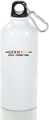 Germany 2016 Champs With Ring Aluminum Sport Bottle White