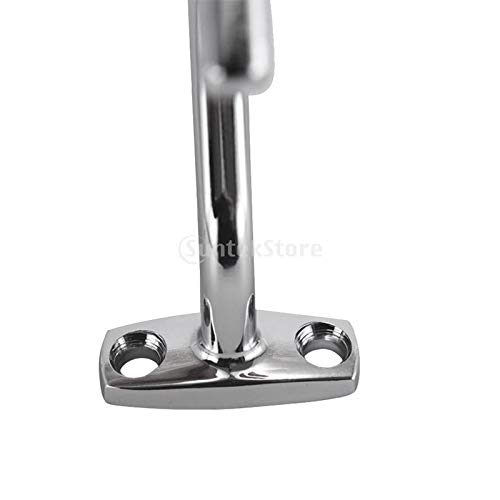 Silver Chrome Snooker Billiard Table Cue Hook to Hold Bridge Stick Pool Rack Billiard Accessories with 2 Mounting Screws