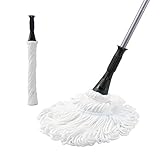 Eyliden Mop with 2 Reusable Heads, Easy Wringing