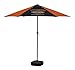 Harley-Davidson Bar & Shield Patio Umbrella, 8ft Pole, Orange & Black UMB302646