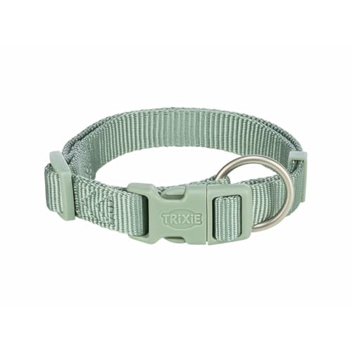 TRIXIE Premium collar, XXS–XS: 15–25 cm/10 mm, sage
