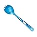 Vargo Titanium Spork - Lightweight and Durable Camping and Backpacking Utensil (Blue)