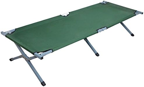 Green Portable Folding Cot Camping Military Hiking Fish Bed Sleeping
