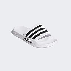adidas Men's Adilette Shower Slides White/Core