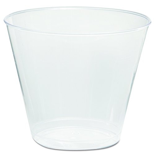 WNA T5S Comet Plastic Tumbler, 5 oz., Clear, Squat (20 packs of 50 cups)