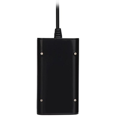 Coohole For PC Computer Laptop !! USB 2.0 High Speed 4 Port Splitter Hub Adapter (Black, A)