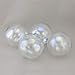 NORTHLIGHT 4ct Clear Iridescent Glass Christmas Ball Ornaments 4