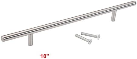 East West Consolidated Stainless Steel T Bar Kitchen Cabinet Hardware Pulls Handles Knobs 2" - 24"